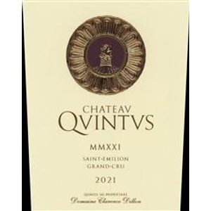 2021 Chateau Quintus, Saint-Emilion Grand Cru 6x75cl