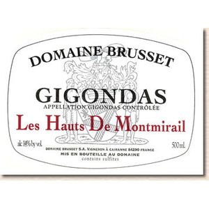 1998 Brusset, Gigondas, Les Hauts de Montmirail 6x75cl