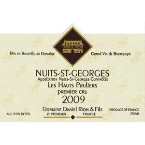 2014 Domaine Daniel Rion & Fils, Nuits-Saint-Georges Premier Cru, Les Hauts Pruliers 6x150cl