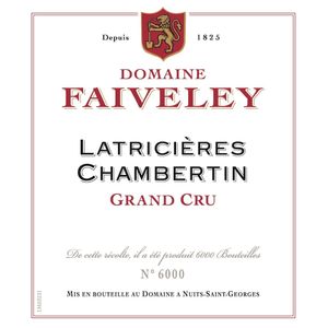 2022 Domaine Faiveley, Latricieres-Chambertin Grand Cru 6x75cl