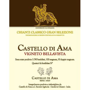 2020 Castello di Ama, Chianti Classico, Vigneto Bellavista Gran Selezione 6x75cl