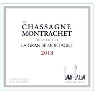 2018 Lamy-Caillat, Chassagne-Montrachet Premier Cru, La Grande Montagne 12x75cl