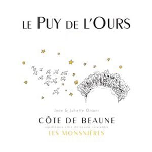 2022 Le Puy de L'Ours, Cote de Beaune, Les Monsnieres 6x75cl