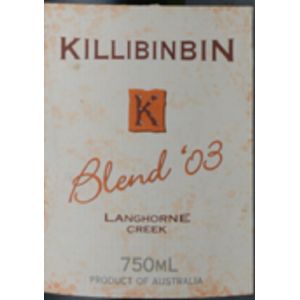 2003 Killibinbin Blend, Langhorne Creek 12x75cl