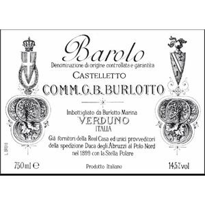 2019 Comm. G.B. Burlotto, Barolo, Castelletto 6x75cl