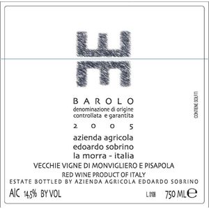 2017 Edoardo Sobrino, Barolo, Monvigliero 6x75cl
