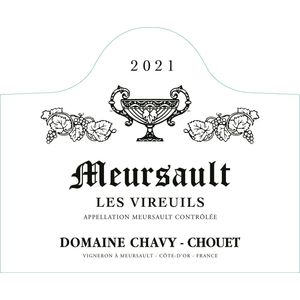 2021 Domaine Chavy-Chouet, Meursault, Les Vireuils 6x75cl