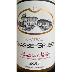 2017 Chateau Chasse-Spleen, Moulis en Medoc 12x75cl