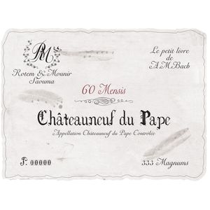 2009 Rotem & Mounir Saouma, Chateauneuf-du-Pape, Le Petit Livre de A.M. Bach 1x150cl