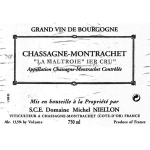 2018 Domaine Michel Niellon, Chassagne-Montrachet Premier Cru, La Maltroie Blanc 12x75cl
