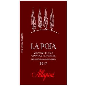 2018 Allegrini, Poja, IGT 6x75cl