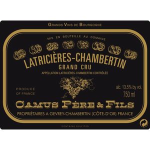 2018 Camus Pere et Fils, Latricieres-Chambertin Grand Cru 12x75cl