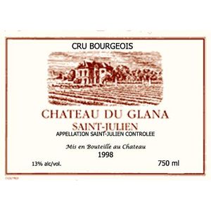 1998 Chateau du Glana, Saint-Julien 6x75cl