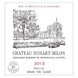 2013 Chateau Duhart-Milon 4eme Cru Classe, Pauillac 6x75cl