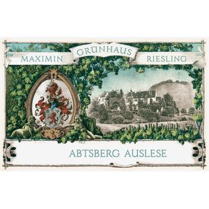 2017 Von Schubert, Maximin Grunhauser Abtsberg Jungferwein Riesling Auslese Nr56 Auktion, Mosel 6x150cl