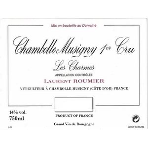 2022 Laurent Roumier, Chambolle-Musigny Premier Cru, Les Charmes 6x150cl