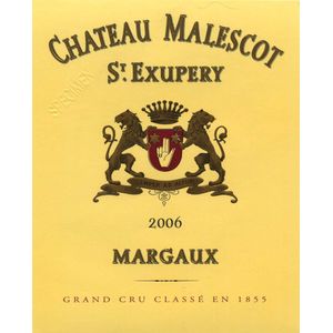 2006 Chateau Malescot St. Exupery 3eme Cru Classe, Margaux 12x75cl