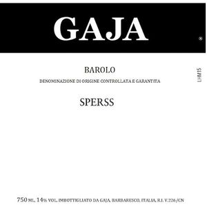 2014 Gaja, Barolo, Sperss 6x75cl