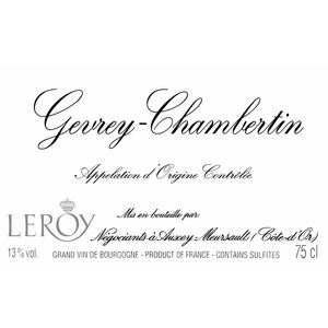 2011 Domaine Leroy, Gevrey-Chambertin 6x75cl