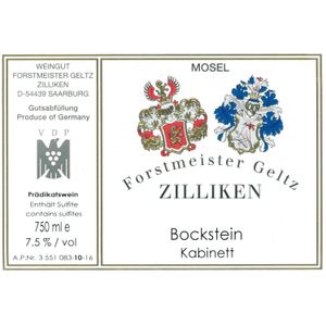 2018 Forstmeister Geltz Zilliken, Ockfener Bockstein Riesling GG, Mosel 6x75cl
