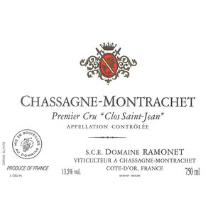 2022 Jean-Claude Ramonet, Chassagne-Montrachet Premier Cru, Clos Saint-Jean 6x75cl