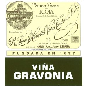 2016 R. Lopez de Heredia, Gravonia Crianza Blanco, Rioja 6x75cl