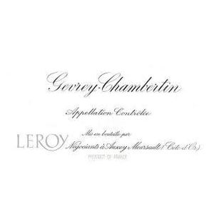 1983 Maison Leroy, Gevrey-Chambertin 6x75cl