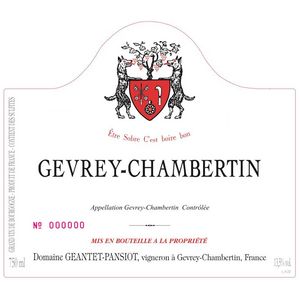 2021 Geantet-Pansiot, Gevrey-Chambertin 12x75cl