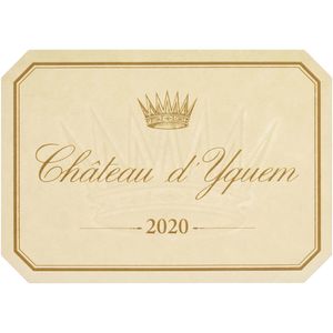 2020 Chateau d'Yquem Premier Cru Superieur, Sauternes 1x300cl