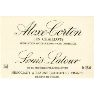 2016 Domaine Louis Latour, Aloxe-Corton Premier Cru, Les Chaillots 12x75cl