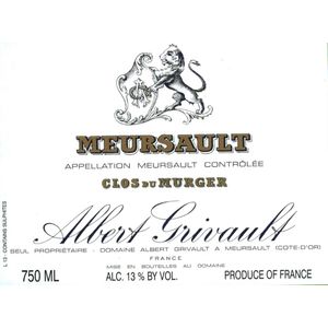 2020 Albert Grivault, Meursault, Clos Murger 6x75cl