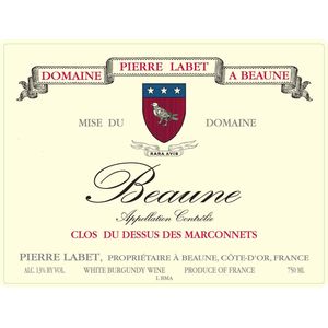 2018 Labet Pere et Fils, Beaune, Dessus des Marconnets Blanc 6x75cl