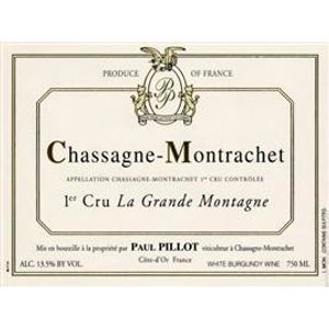 2016 Domaine Paul Pillot, Chassagne-Montrachet Premier Cru, La Grande Montagne 6x75cl