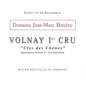 2019 Domaine Jean-Marc Bouley, Volnay Premier Cru, Clos des Chenes 6x75cl