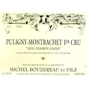 2022 Michel Bouzereau, Puligny-Montrachet Premier Cru, Champ Gain 6x75cl
