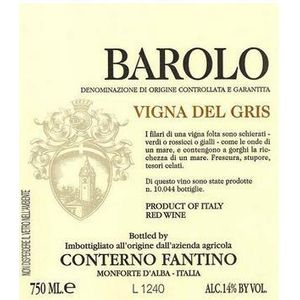 2016 Conterno Fantino, Barolo, Vigna del Gris 6x75cl