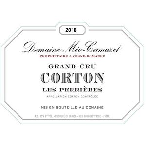2018 Domaine Meo Camuzet, Corton Grand Cru, Les Perrieres 1x75cl