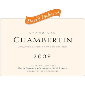 2020 David Duband, Chambertin Grand Cru 3x75cl