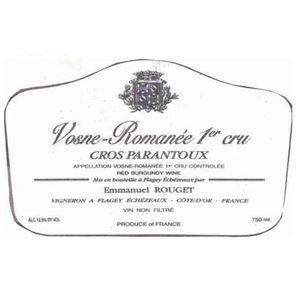 2018 Emmanuel Rouget, Vosne-Romanee Premier Cru, Cros Parantoux 12x75cl