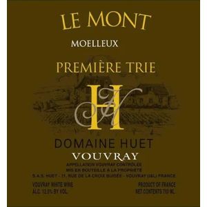 1989 Domaine Huet, Vouvray, Moelleux Mont 1Ere Trie 6x75cl