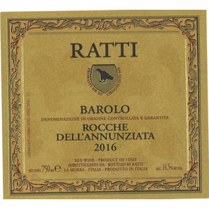 2018 Renato Ratti, Barolo, Rocche dell'Annunziata 1x150cl