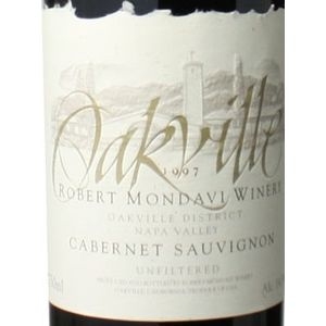 1997 Robert Mondavi Winery, Cabernet Sauvignon, Oakville 6x75cl