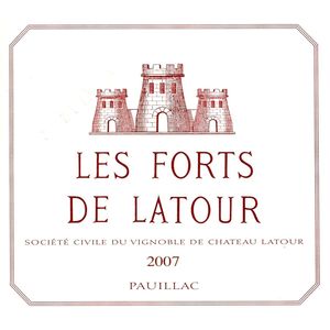 2007 Les Forts de Latour, Pauillac 12x75cl