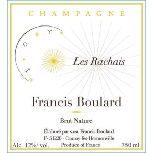 2012 Francis Boulard, Rachais Brut Nature 1x150cl