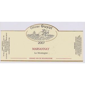 2018 Olivier Guyot, Marsannay, En la Montagne Rouge 12x75cl