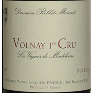 2019 Domaine Roblet-Monnot, Volnay Premier Cru, Vignes de Madeleine 12x75cl
