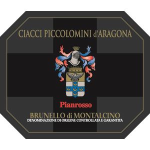 2019 Ciacci Piccolomini d'Aragona, Brunello di Montalcino, Vigna di Pianrosso Riserva Santa Caterina d'Oro 6x75cl