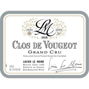 2019 Lucien Le Moine, Clos de Vougeot Grand Cru 6x75cl