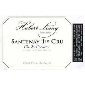 2020 Hubert Lamy, Santenay Premier Cru, Les Gravieres Blanc 6x75cl