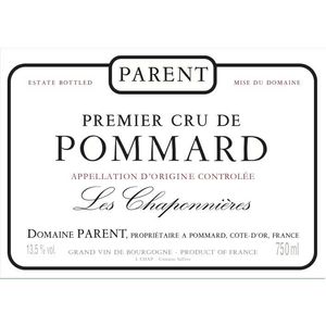 2019 Domaine Parent, Pommard Premier Cru, Les Chaponnieres 6x75cl